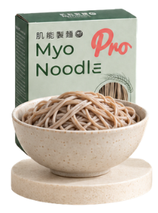 MyoNoodle Pro包裝與麵碗示意